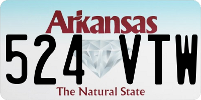 AR license plate 524VTW