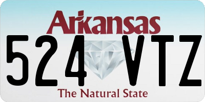AR license plate 524VTZ