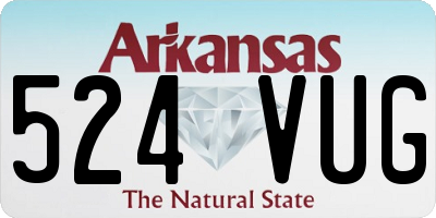 AR license plate 524VUG
