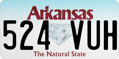 AR license plate 524VUH
