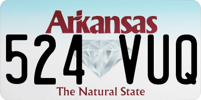 AR license plate 524VUQ