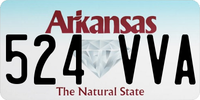 AR license plate 524VVA