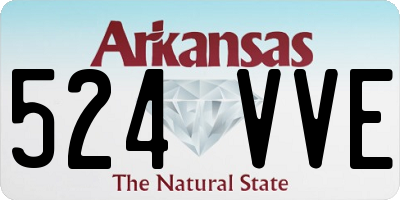 AR license plate 524VVE