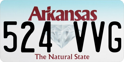 AR license plate 524VVG