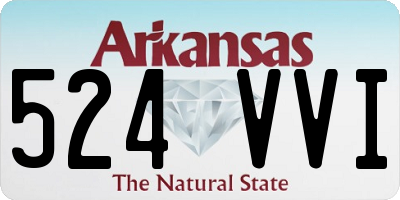 AR license plate 524VVI