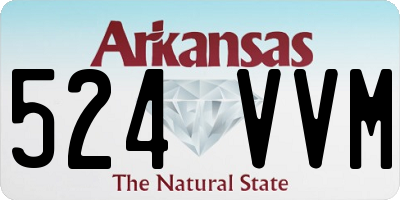 AR license plate 524VVM