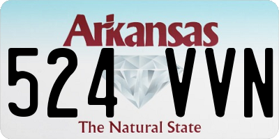 AR license plate 524VVN