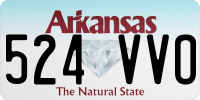 AR license plate 524VVO