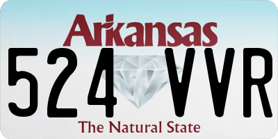 AR license plate 524VVR