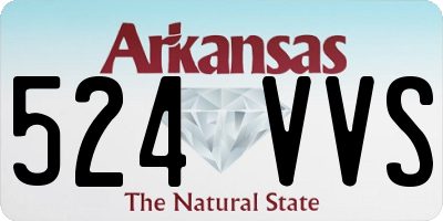 AR license plate 524VVS