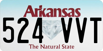AR license plate 524VVT