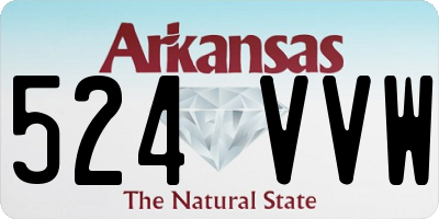 AR license plate 524VVW