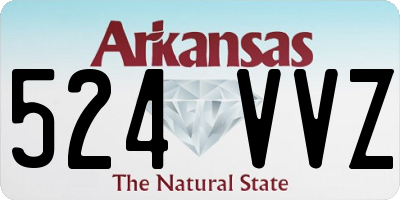 AR license plate 524VVZ