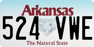 AR license plate 524VWE