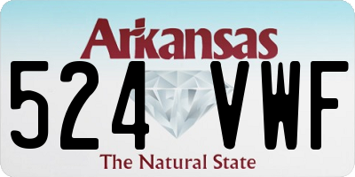 AR license plate 524VWF