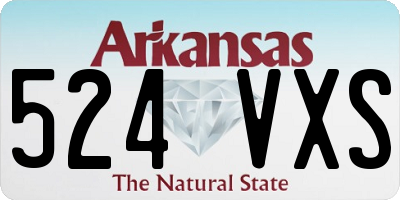AR license plate 524VXS
