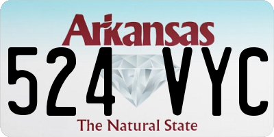 AR license plate 524VYC