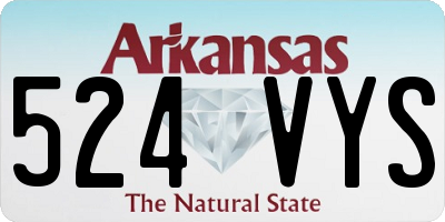 AR license plate 524VYS