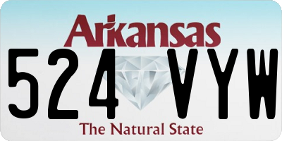 AR license plate 524VYW