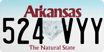 AR license plate 524VYY