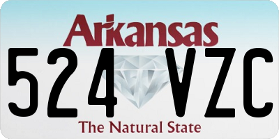 AR license plate 524VZC