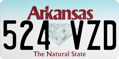 AR license plate 524VZD