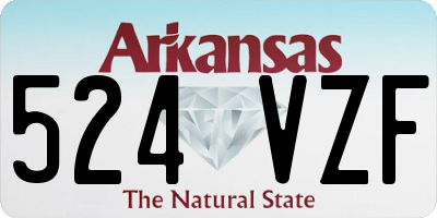 AR license plate 524VZF