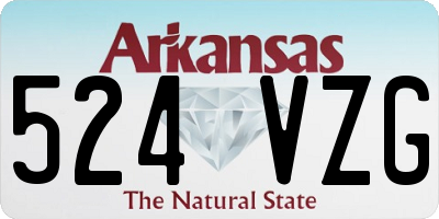 AR license plate 524VZG