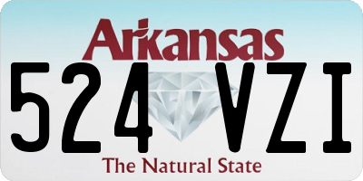AR license plate 524VZI