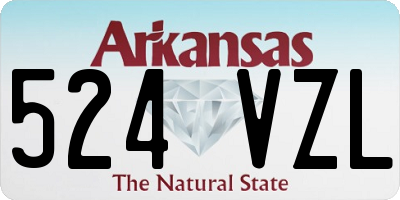 AR license plate 524VZL