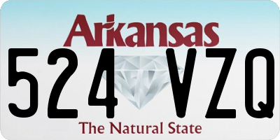 AR license plate 524VZQ