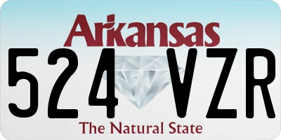 AR license plate 524VZR