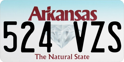 AR license plate 524VZS