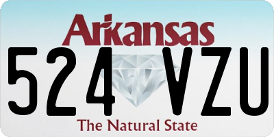 AR license plate 524VZU