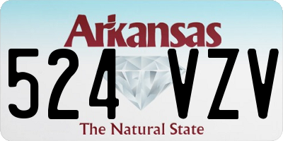 AR license plate 524VZV