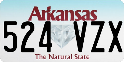 AR license plate 524VZX