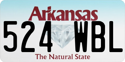AR license plate 524WBL