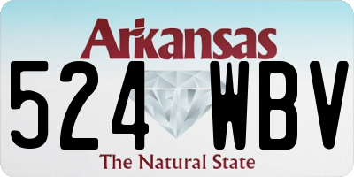 AR license plate 524WBV