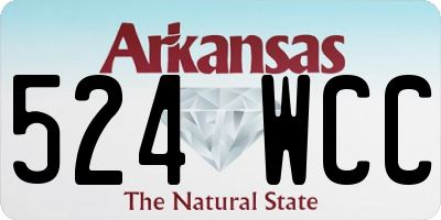 AR license plate 524WCC