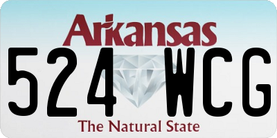 AR license plate 524WCG