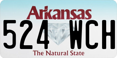 AR license plate 524WCH