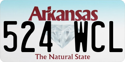 AR license plate 524WCL