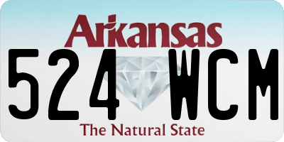 AR license plate 524WCM