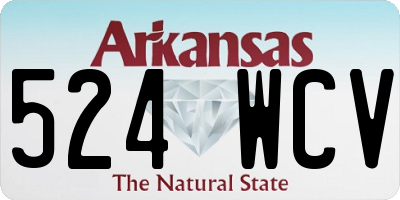 AR license plate 524WCV
