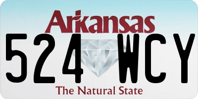 AR license plate 524WCY