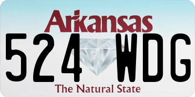 AR license plate 524WDG