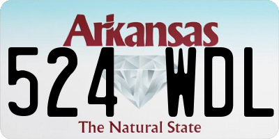 AR license plate 524WDL