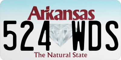 AR license plate 524WDS