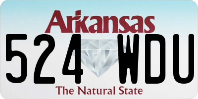 AR license plate 524WDU