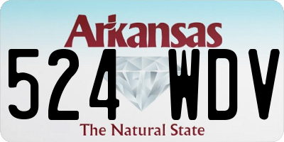 AR license plate 524WDV